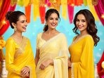 Basant Panchami 2026: Shine bright with these yellow sarees on Amazon(AI)