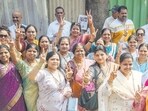 iMumbai, India - January 21, 2026: Shiv Sena (UBT) corporators gather at Sena Bhavan and proceed together to Konkan Bhavan in Mumbai, India, on Wednesday, January 21, 2025. (Photo by Satish Bate/ Hindustan Times) (Hindustan Times)