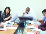 మంత్రి దామోదర రాజనర్సింహ సమావేశం