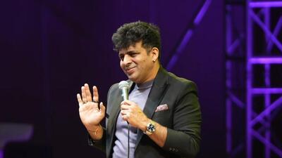 Amit Tandon’s show is about the evolution of marriage, using his own 22-year marriage as a lens. (Facebook page) Amit Tandon’s show is about the evolution of marriage, using his own 22-year marriage as a lens. (Facebook page)