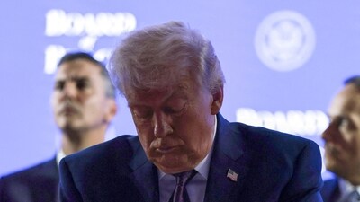 The poll by The New York Times showed steady dip in support from voters for Trump. (REUTERS)