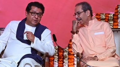 In the Kalyan-Dombivli Municipal Corporation, the MNS offered support to the Shiv Sena, a move that has dealt a setback to the newly formed alliance with Sena (UBT). (Raju Shinde/HT Photo)