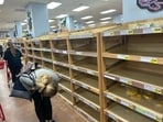 Another photo shared on X, showing shelves at 14th Street, Trader Joe's in Washington, DC.(X)