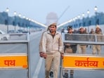 Delhi Police Security during the Preparations at Kartavya Path ahead of Republic Day Parade 2026. (Photo for representation)