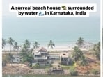 This beach house in Karnataka is giving major luxury goals with its modern design, stunning ocean views, and tranquil vibes. (Instagram/ priyamsaraswat)