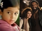 Sara Arjun in an old ad and years later with Ranveer Singh in Dhurandhar