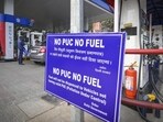 The Delhi government has linked PUC compliance with refuelling, to curb pollution. (RAJ K RAJ /HT PHOTO)