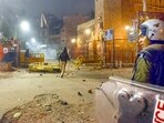 The demolition drive on January 7. (HT Photo)
