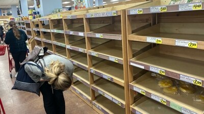 Another photo shared on X, showing shelves at 14th Street, Trader Joe's in Washington, DC. (X) Another photo shared on X, showing shelves at 14th Street, Trader Joe's in Washington, DC. (X)