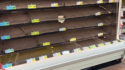 “Shelves are getting empty. Lines are getting long. A mega snow storm is nearly here,” said another X user. (X) “Shelves are getting empty. Lines are getting long. A mega snow storm is nearly here,” said another X user. (X)