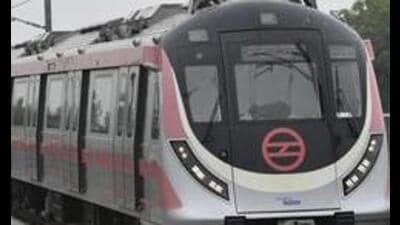 Officials said that a kilometre of metro route costs around ₹200-250 crore (Sanchit Khanna/HT PHOTO) Officials said that a kilometre of metro route costs around ₹200-250 crore (Sanchit Khanna/HT PHOTO)