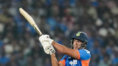 Chasing 209 runs, the hosts cruised to 209/3 in 15.2 overs. (PTI) Chasing 209 runs, the hosts cruised to 209/3 in 15.2 overs. (PTI)