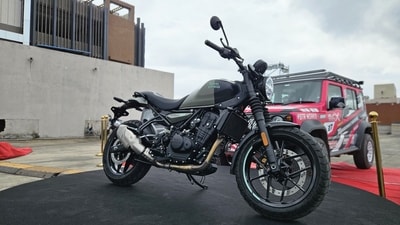 The Royal Enfield Guerrilla 450 shares its engine with the Himalayan 450. The Royal Enfield Guerrilla 450 shares its engine with the Himalayan 450.