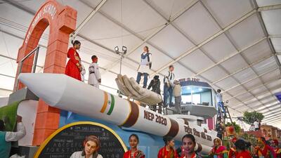 The ministry said in a release that this year’s tableau will be on the theme “National Education Policy (NEP) 2020: Rocketing Indian School Education on the Path to Viksit Bharat.” (Hindustan Times/ Representative photo) The ministry said in a release that this year’s tableau will be on the theme “National Education Policy (NEP) 2020: Rocketing Indian School Education on the Path to Viksit Bharat.” (Hindustan Times/ Representative photo)