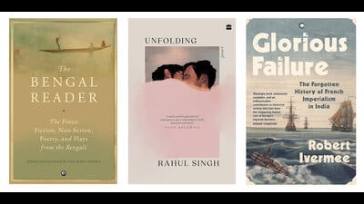 This week’s pick of interesting reads includes an ambitious anthology of Bengali writing in translation, a queer debut novel, and a book on the French Empire in India. (Akash Shrivastav) This week’s pick of interesting reads includes an ambitious anthology of Bengali writing in translation, a queer debut novel, and a book on the French Empire in India. (Akash Shrivastav)