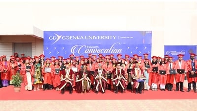 Hon’ble Shri Ram Nath Kovind graces GD Goenka University’s 11th Convocation Ceremony as Chief Guest in Gurugram. (GD Goenka University) Hon’ble Shri Ram Nath Kovind graces GD Goenka University’s 11th Convocation Ceremony as Chief Guest in Gurugram. (GD Goenka University)