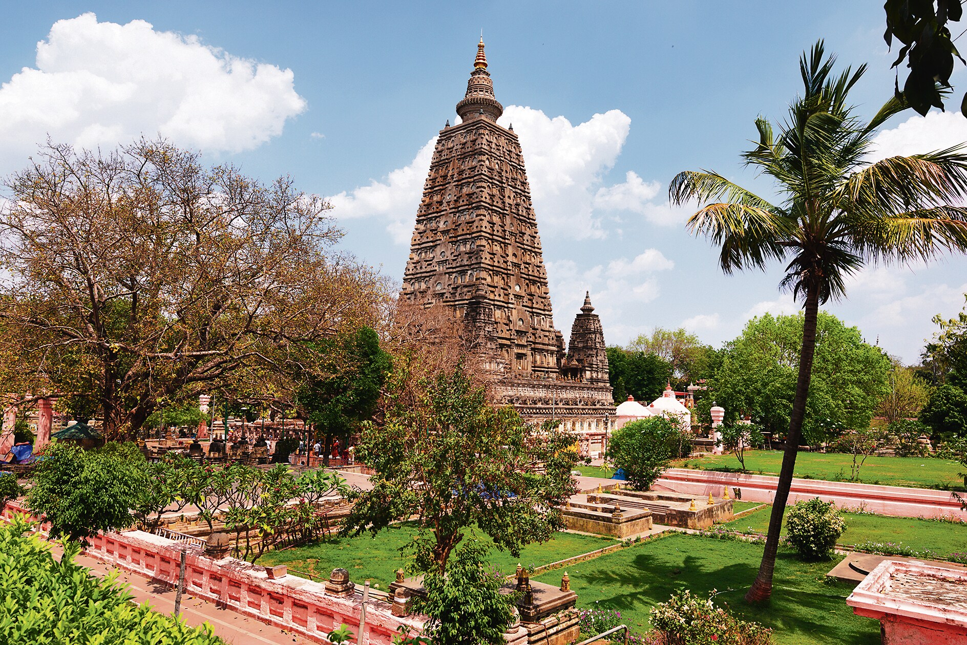 The Mahabodhi Temple Complex in Bodh Gaya, Bihar, which marks the spot where the Buddha gained enlightenment. (Wikimedia) The Mahabodhi Temple Complex in Bodh Gaya, Bihar, which marks the spot where the Buddha gained enlightenment. (Wikimedia)