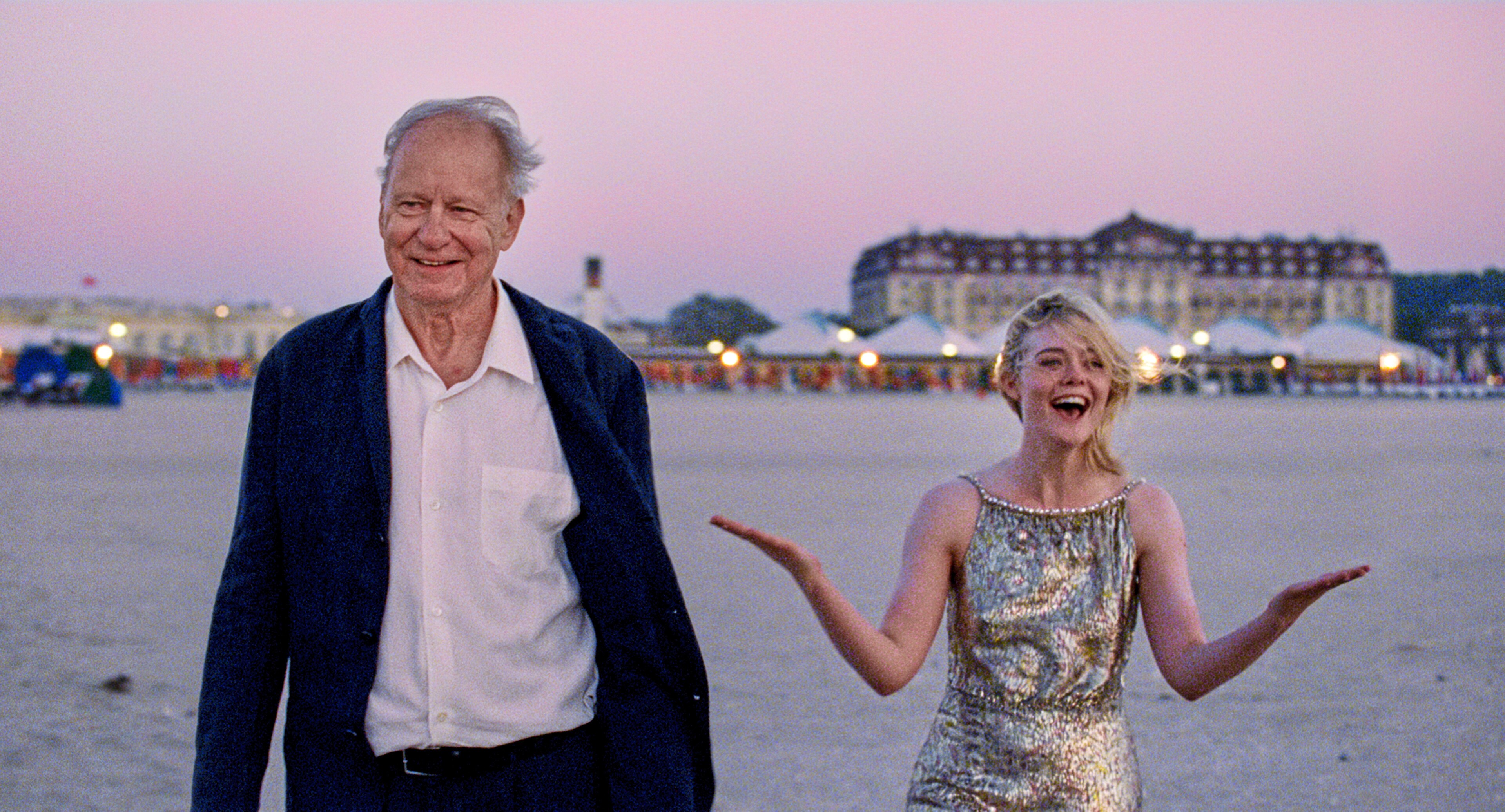 This image released by Neon shows Stellan Skarsgård, left, and Elle Fanning in a scene from "Sentimental Value." (Kasper Tuxen/Neon via AP) (AP) This image released by Neon shows Stellan Skarsgård, left, and Elle Fanning in a scene from "Sentimental Value." (Kasper Tuxen/Neon via AP) (AP)