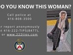 A notice issued by Toronto Police last month to identify the person behind the anti-Indian graffiti found in the Toronto subway system. (Toronto Police)