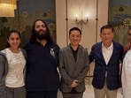 The Korean-American businessman with the Ambani family. 