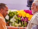 Prime Minister Narendra Modi with chief minister Yogi Adityanath. (File)