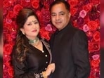 Vijay Kumar with wife Meemu Dogra.