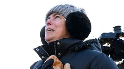 A woman reacts after federal agents allegedly shot a protestor amid a scuffle to arrest him on January 24, 2026 in Minneapolis, Minnesota. (Getty Images via AFP) A woman reacts after federal agents allegedly shot a protestor amid a scuffle to arrest him on January 24, 2026 in Minneapolis, Minnesota. (Getty Images via AFP)