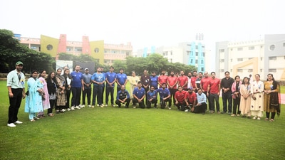 Manav Rachna hosts corporate sporting events that connect professionals through cricket, badminton, and table tennis. (Manav Rachna) Manav Rachna hosts corporate sporting events that connect professionals through cricket, badminton, and table tennis. (Manav Rachna)