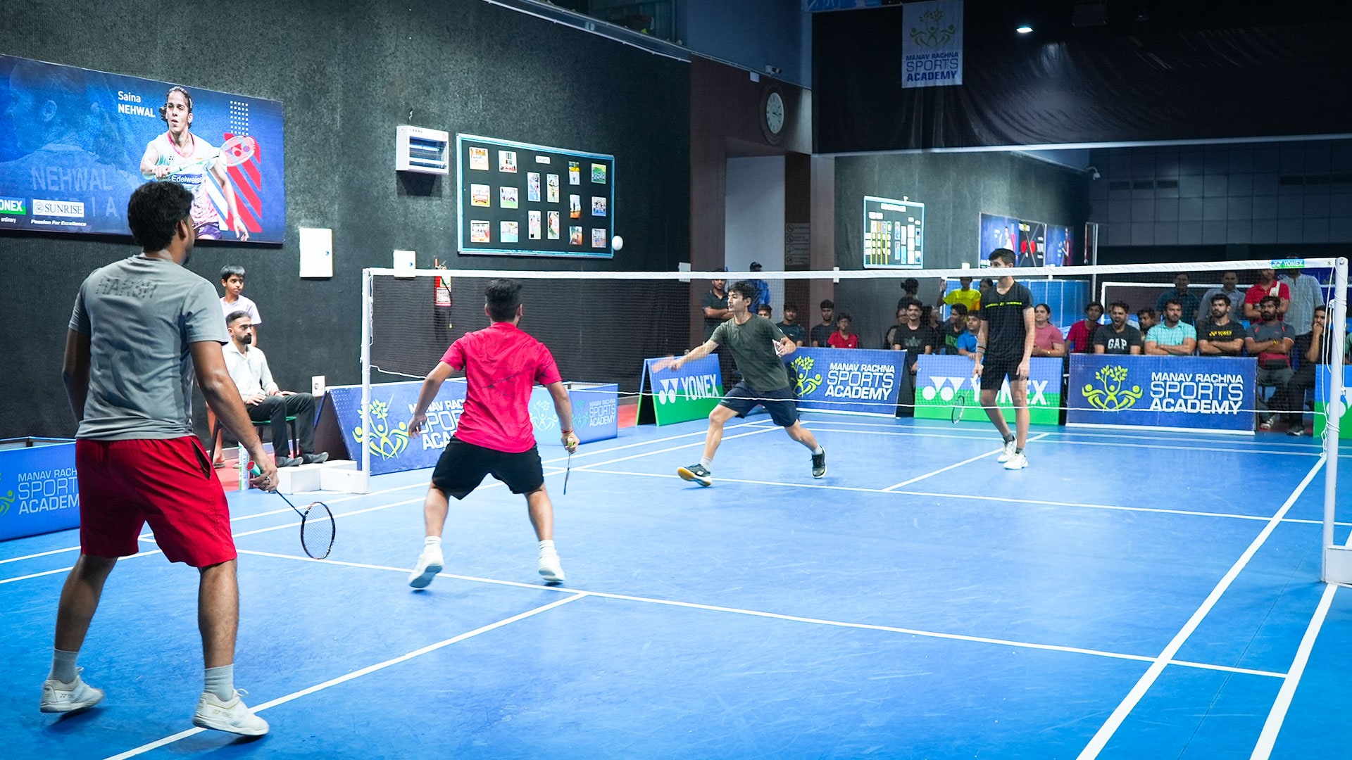 This includes badminton and table tennis tournaments, promoting teamwork and workplace culture while creating a shared experience for professionals and students alike. (Manav Rachna)