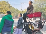 Citizens trying to get a glimpse of a previous year’s parade. (Mayank Austen Soofi)