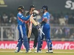 India defeated New Zealand by eight wickets to grab a series-clinching 3-0 victory in Guwahati on Sunday.