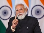 Prime Minister Narendra Modi addresses the 18th Rozgar Mela via video conference, in New Delhi.