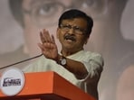 Thane, India - January -12, 2026: On the occasion of the municipal corporation general elections, as an alliance has been formed between Shiv Sena (UBT) and the MNS, a joint alliance meeting has been organized today in Thane city, where Shivsena (UBT) MP Sanjay Raut is seen addressing the gathering ,in Thane ,in Mumbai, India, on, Monday, January -12, 2026. ( Praful Gangurde / HT Photo)