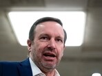 Senator Chris Murphy, a Democrat from Connecticut, speaks to members of the media, on Jan 7, 2026. 