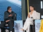 Amitabh Bachchan and Alia Bhatt attended an event in Mumbai to highlight road safety.