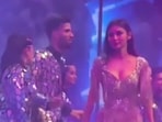 Mouni Roy was seen exiting the stage mid performance. Mouni Roy was seen exiting the stage mid performance.