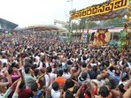 సూర్య ప్రభ వాహనంపై స్వామివారు