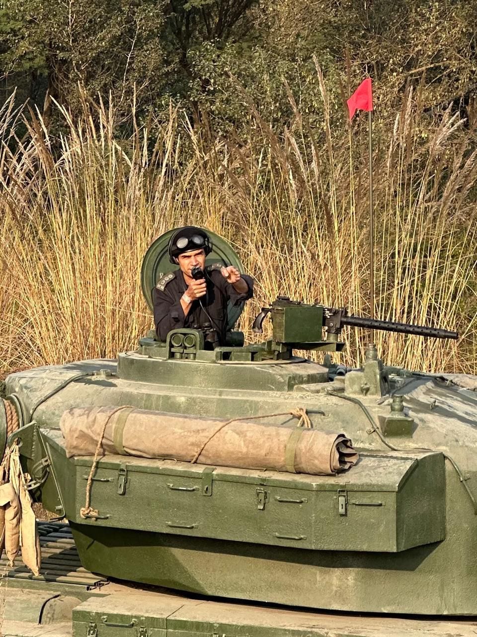 Vivaan Shah during the shoot of Ikkis