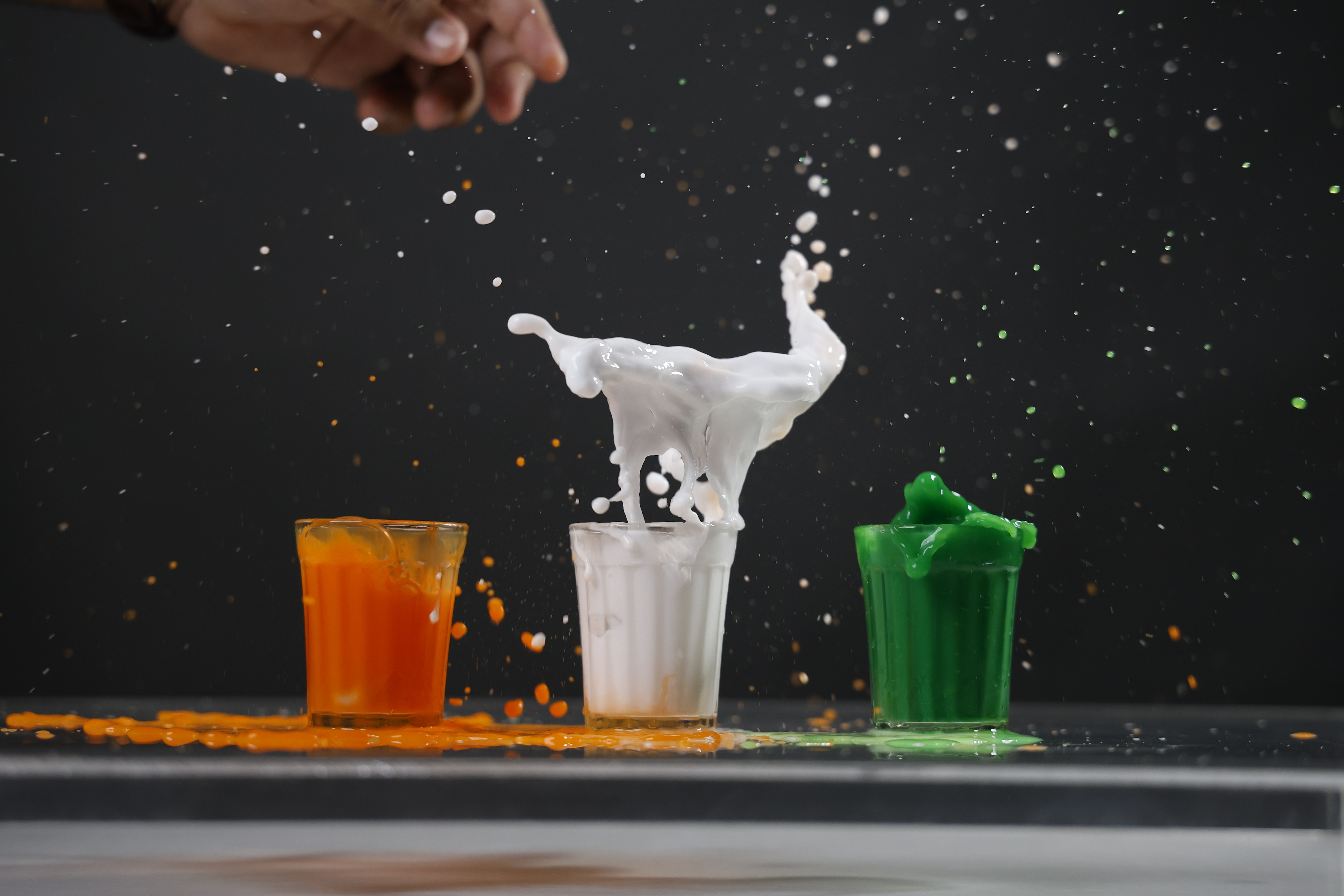 Tricolour beverages (for representative purpose only) (Photo: Shutterstock) Tricolour beverages (for representative purpose only) (Photo: Shutterstock)
