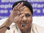 BSP chief Mayawati addresses a press conference on her 70th birthday in Lucknow on January 15. (PTI)