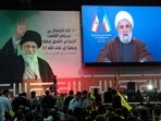 Iran-US tensions highlights:  Hezbollah leader Naim Qassem gives a televised address during a rally in solidarity with Iran and  Iran's Supreme Leader Ayatollah Ali Khamenei, at Beirut's southern suburbs