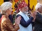 Modi wrote on social media that the presence of the European leaders “underscores the growing strength of the India-European Union partnership and our commitment to shared values” (HT Photo/PMO) Modi wrote on social media that the presence of the European leaders “underscores the growing strength of the India-European Union partnership and our commitment to shared values” (HT Photo/PMO)