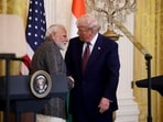 US President Donald Trump and PM Narendra Modi during a news conference last year