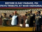 Prime Minister Narendra Modi led the Republic Day 2026 celebrations in New Delhi by paying homage to India’s fallen heroes at the National War Memorial in the capital, marking the formal start of the day’s ceremonies. Prime Minister Narendra Modi led the Republic Day 2026 celebrations in New Delhi by paying homage to India’s fallen heroes at the National War Memorial in the capital, marking the formal start of the day’s ceremonies.