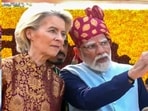 European Commission Ursula von der Leyen and PM Modi