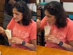 During a visit to India, Sunita Williams enjoyed a traditional falooda in Kerala. During a visit to India, Sunita Williams enjoyed a traditional falooda in Kerala.