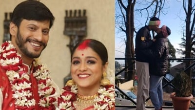 বিয়ের ৪ বছরের জন্মদিনে ঠোঁটঠাসা চুমু সুদীপ-অনিন্দিতার!