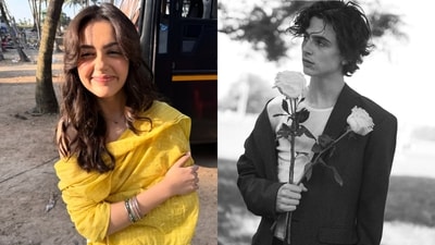 Aneet Padda and Timothée Chalamet Aneet Padda and Timothée Chalamet