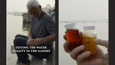 The video drew strong reactions online. (Instagram/@rivermonsters_official)