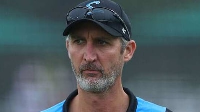 Jason Gillespie had deleted his tweet on ICC's Bangladesh call (Getty Images) Jason Gillespie had deleted his tweet on ICC's Bangladesh call (Getty Images)